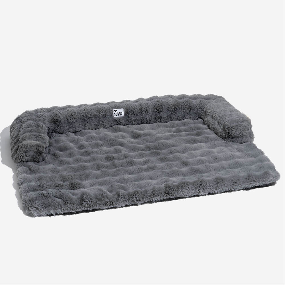 Dog Bed Sofa Protector | Soft Plush Polyester with Non-Slip Base | Comfortable Sleeping for Dogs and Cats 1