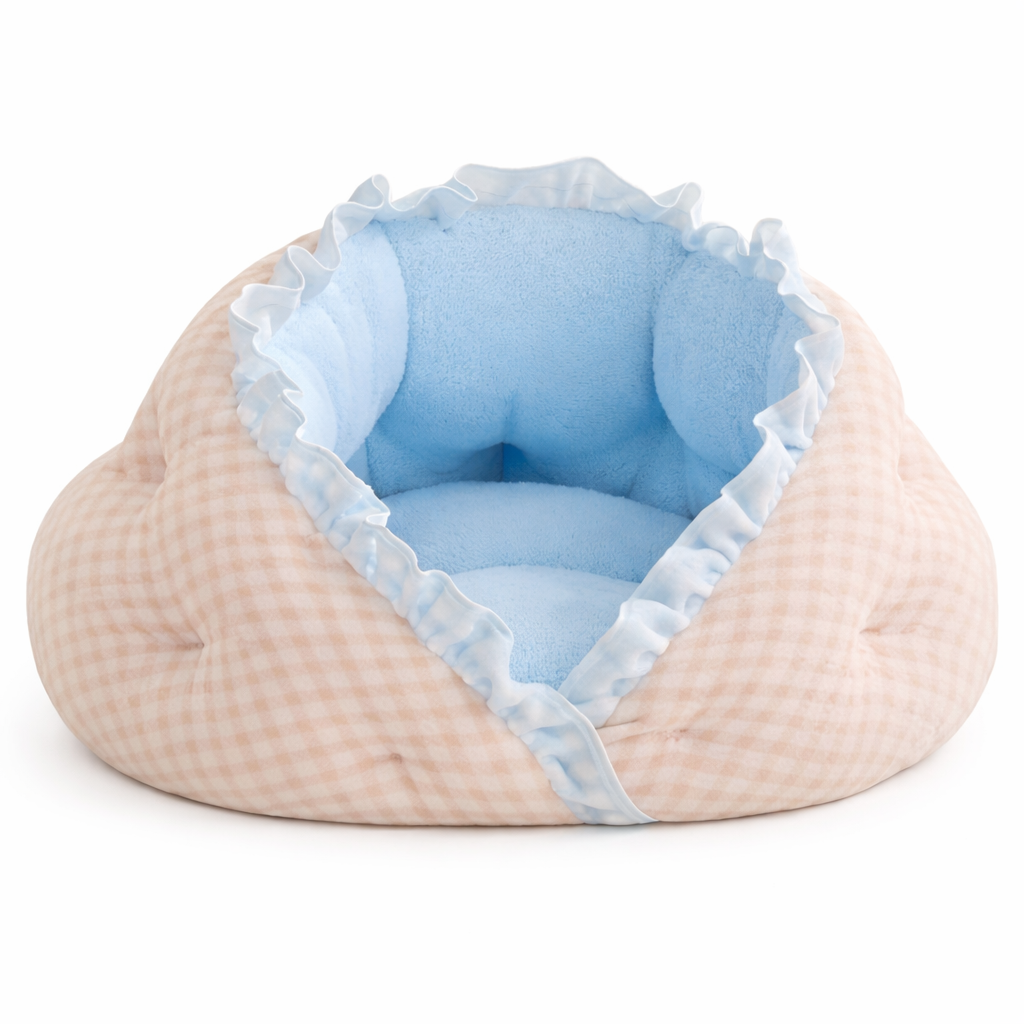 Dog Bed | Hooded Design for Comfort | Self-Warming Fabric | Non-Slip Bottom for Stability 4