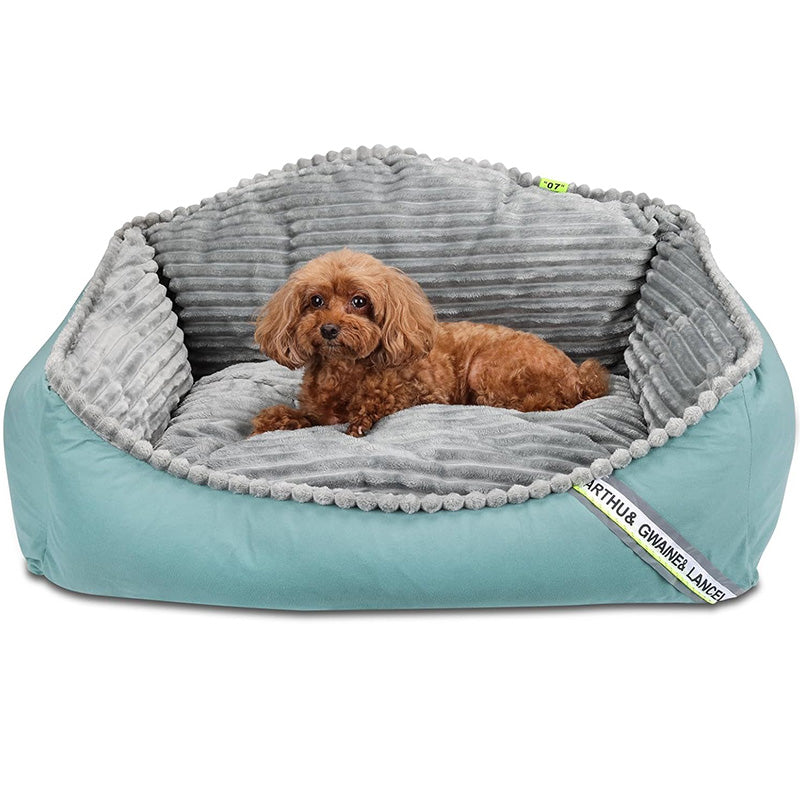 Dog Bed | Thickened Warm Design | Soft Hypoallergenic Fabric | Anti-Slip & Machine Washable 5