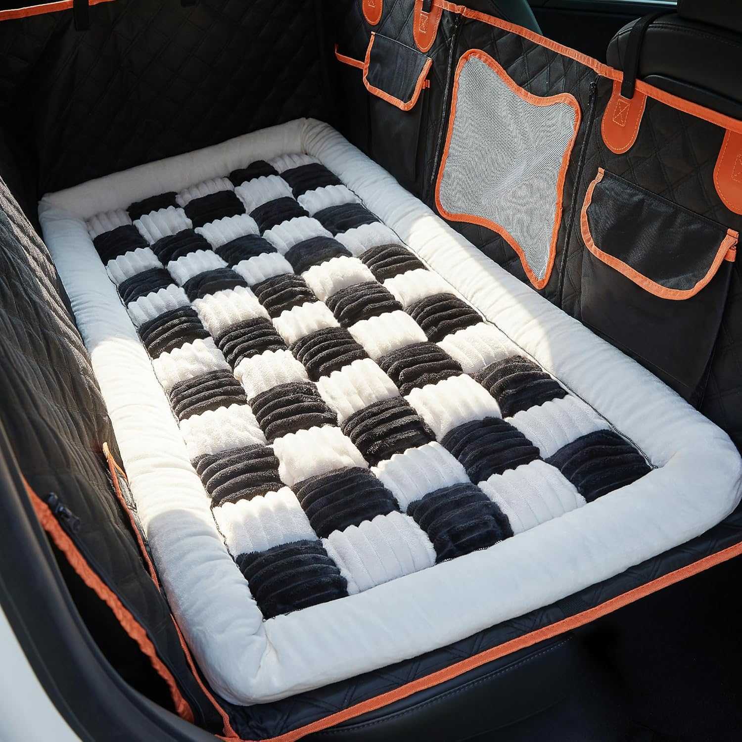 Dog Car Mat | Non-Slip Backseat Pet Bed & Seat Protector for Travel Comfort 1