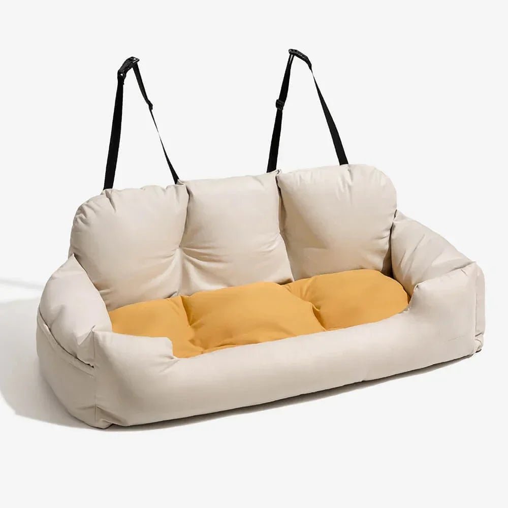 Dog Car Seat Cover | High-Quality Cotton with Non-Slip Base | Comfortable & Safe Travel Solution for Pets 7