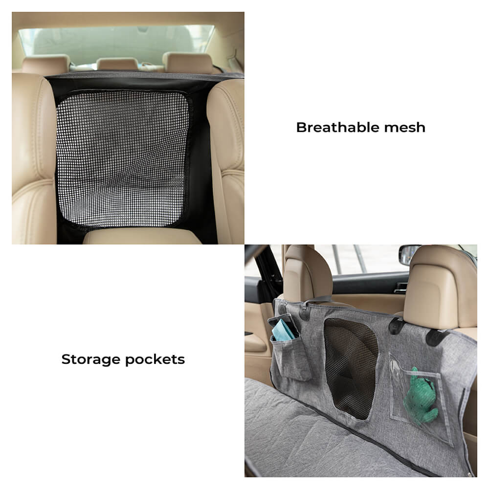 Dog Car Seat Cover | Waterproof Oxford Fabric with Anti-Scratch Protection | Comfortable Travel Solution for Pets 7