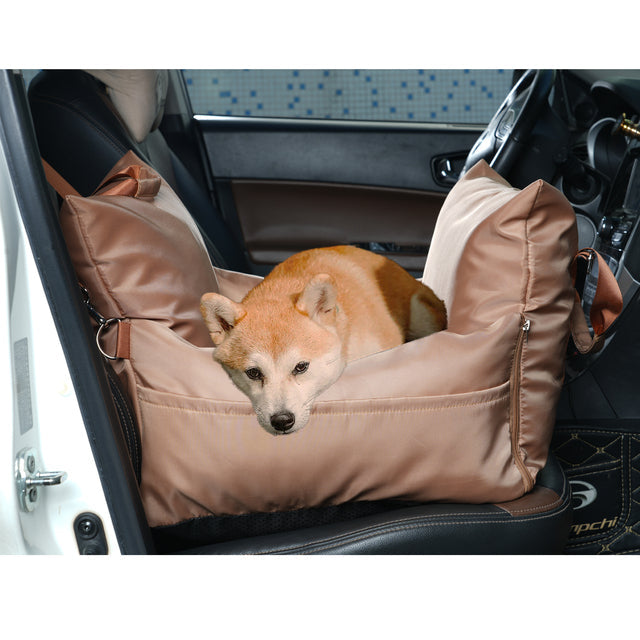 Dog Car Seat | Waterproof Travel Bag with Comfy Cushioning & Easy Clean Design for Safe Journeys 4