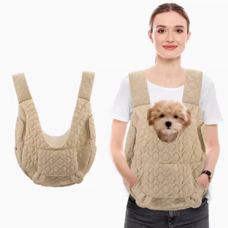 Dog Carrier Bag | Soft Cotton with Ergonomic Design | Comfortable Travel Solution for Small Pets 10