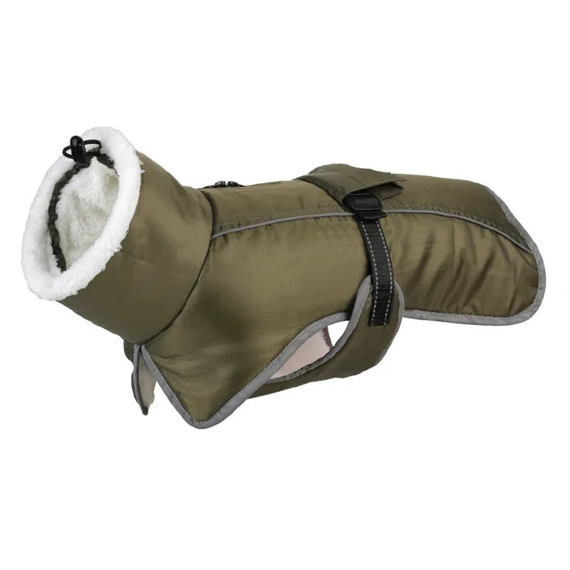 Dog Coat for Winter | Durable Fabric with Reflective Safety Details | Keeps Large Dogs Warm and Visible 8