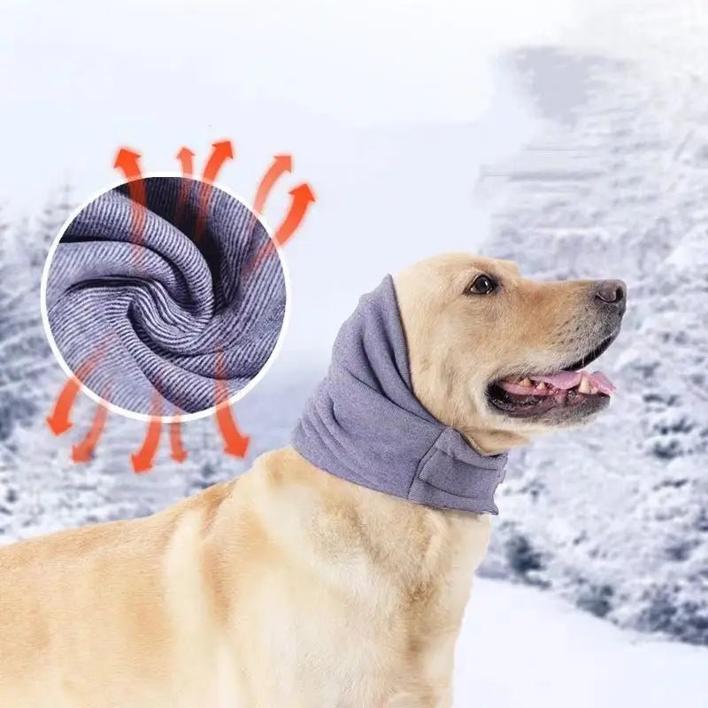 Dog Ear Protectors | Soft Elastic Fabric with Noise Dampening | Comfort for Anxious Dogs During Thunderstorms and Fireworks 5