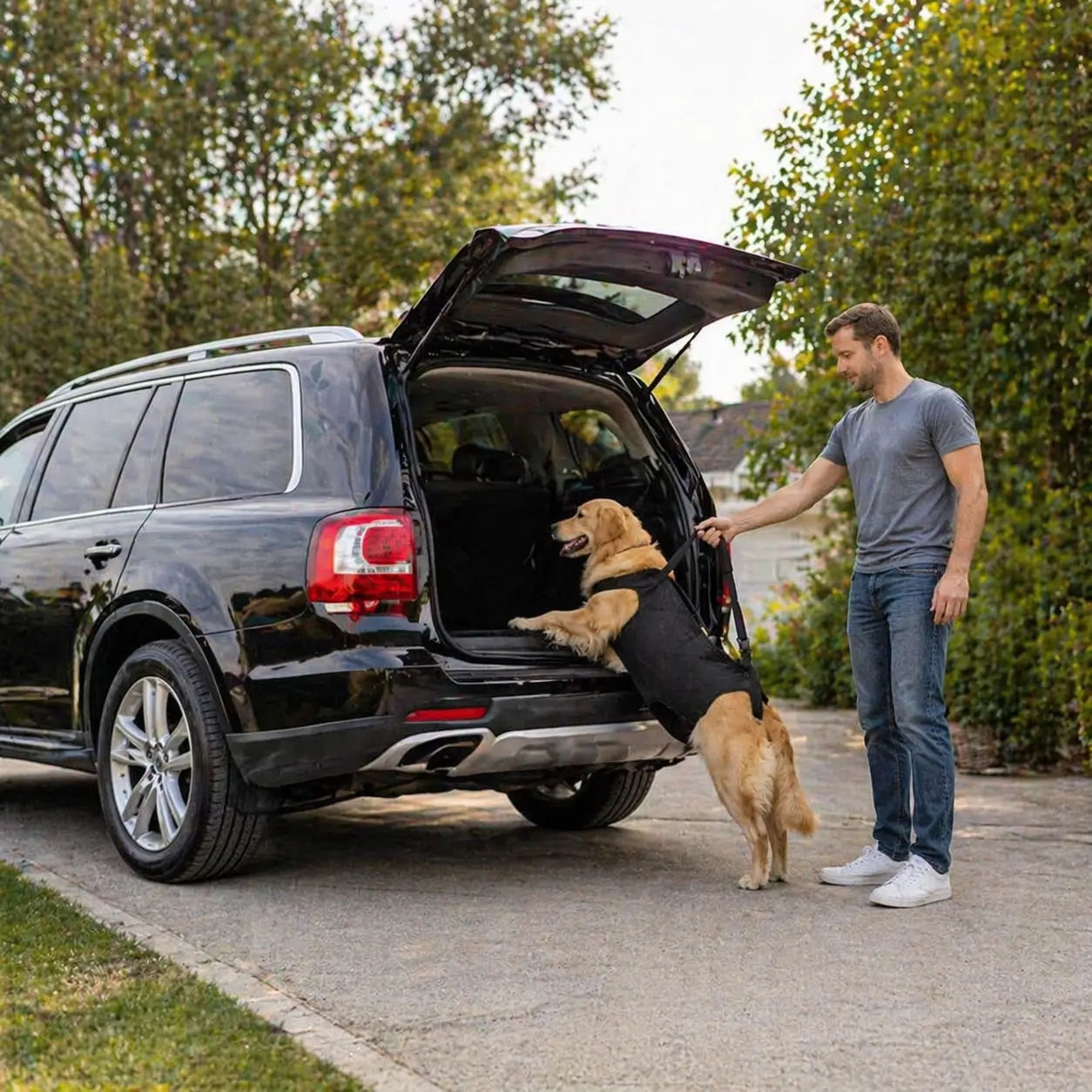 Dog Harness | Durable Support Harness With Handle for Large Dogs | Comfortable Mobility Aid 1