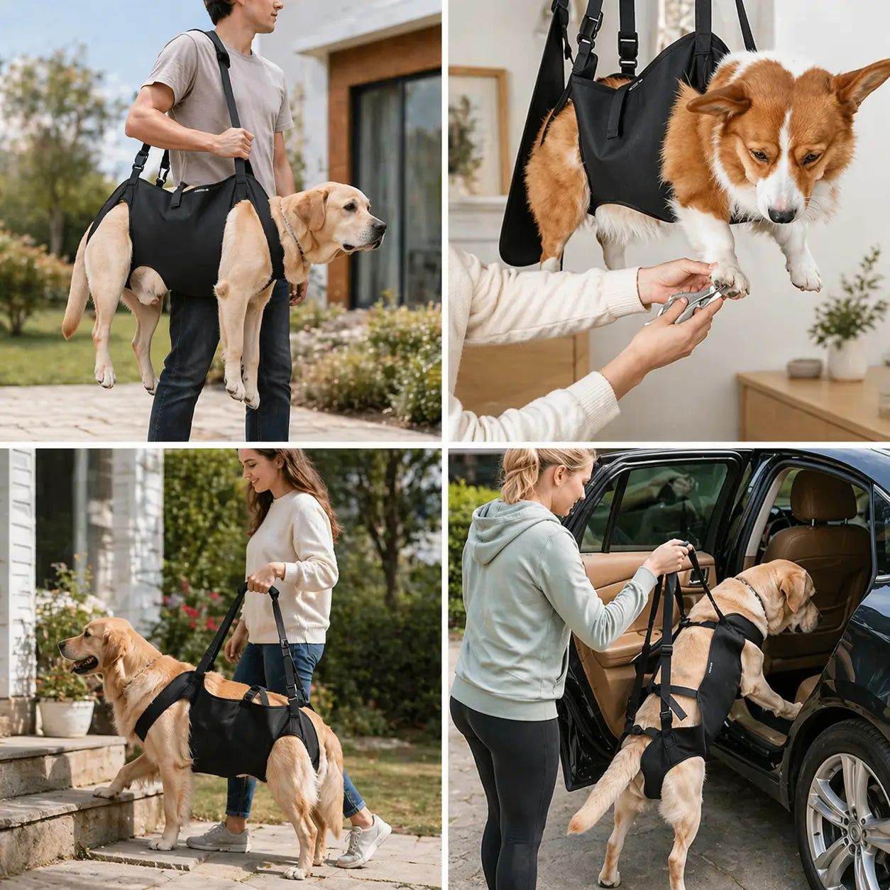 Dog Harness | Durable Support Harness With Handle for Large Dogs | Comfortable Mobility Aid 2