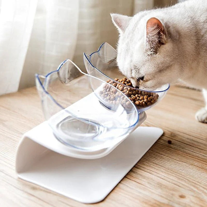 Ergonomic Elevated Cat Bowl | Anti-Vomiting Design for Healthy Eating 1