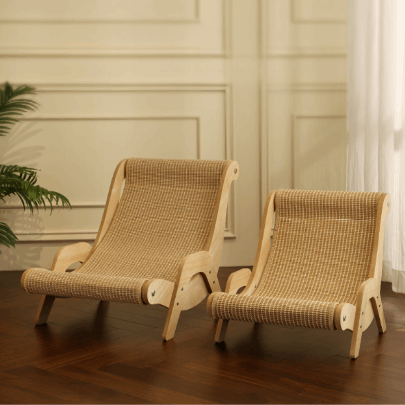 FurChair | Cat Scratching Post & Cozy Chair with Stylish Design | Durable Furniture for Feline Relaxation 1