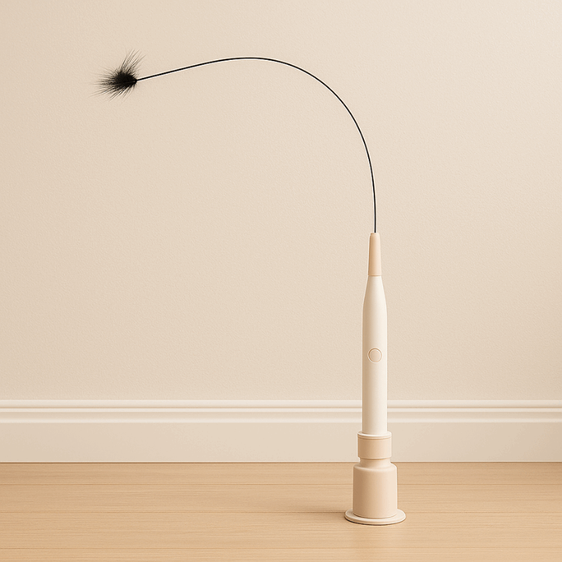 Interactive Cat Toy | Electric Feather Chaser with Vibrant Motion | Engaging Play Toys for Indoor Cats 1