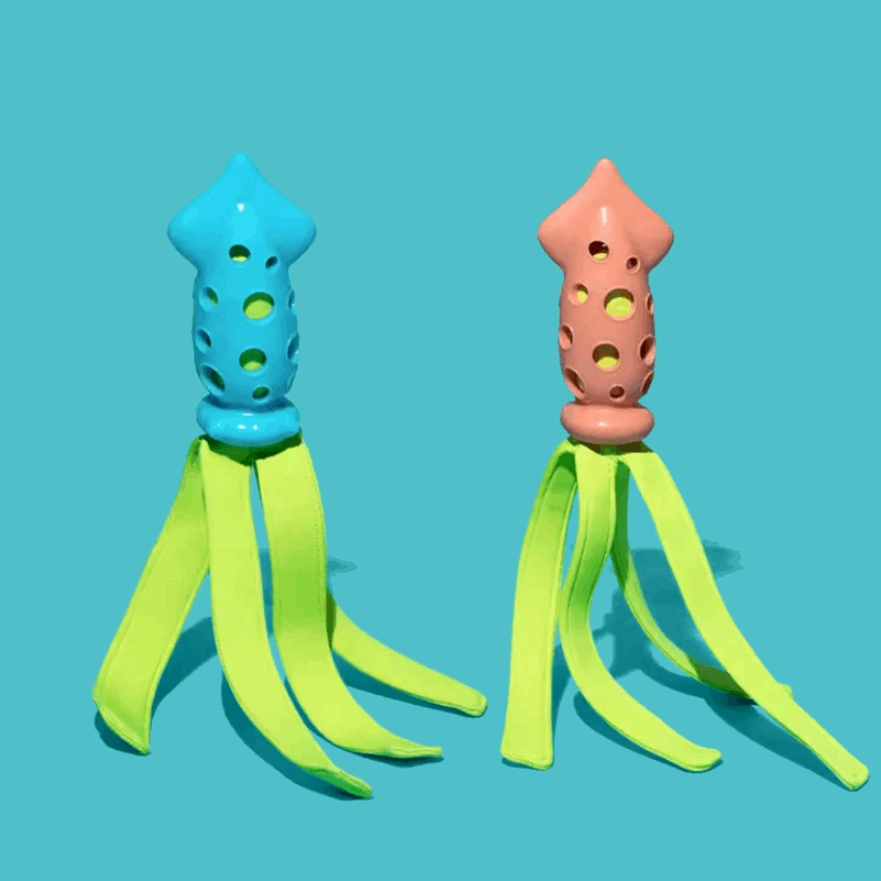 Interactive Dog Toy | Waterproof Squeaky Pet Toy with Soft Rubber Texture | Engaging Fun for Dogs and Cats 1