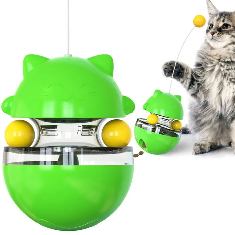 Interactive Cat Wobble Toy | 3-in-1 Design with Treat Dispenser for Fun and Stimulation 9