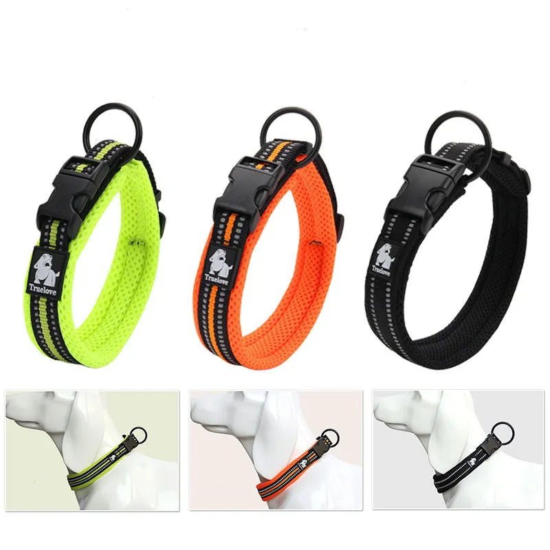 Reflective Dog Collar | Adjustable Fit with Breathable Material | Enhanced Safety for Comfortable Walks 2