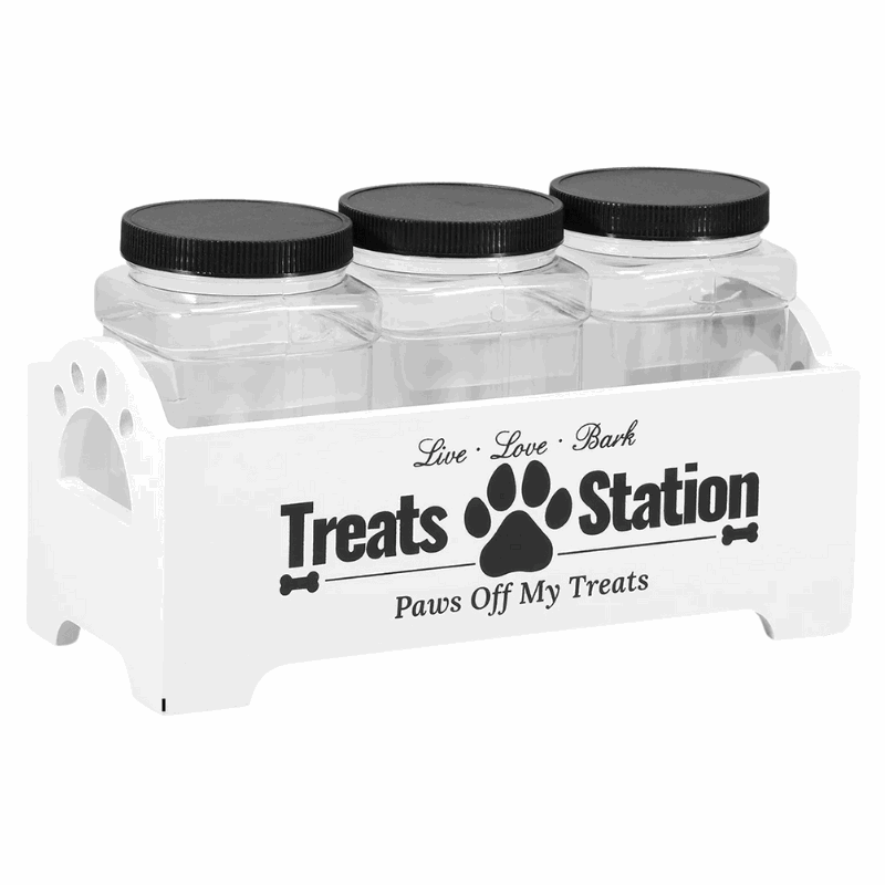 TreatStation | Stylish Pet Treat Storage with Airtight Jars | Organized Solution for Fresh Snacks 5