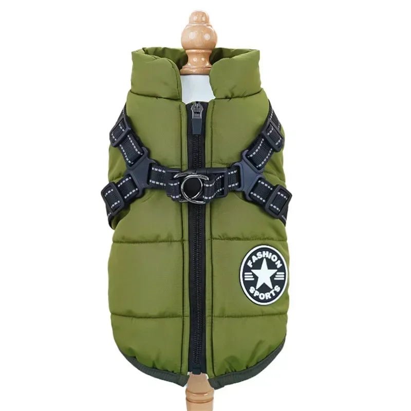 Waterproof Dog Coat | Fleece Lining with Integrated Harness | Ultimate Comfort and Safety for All Weather 11