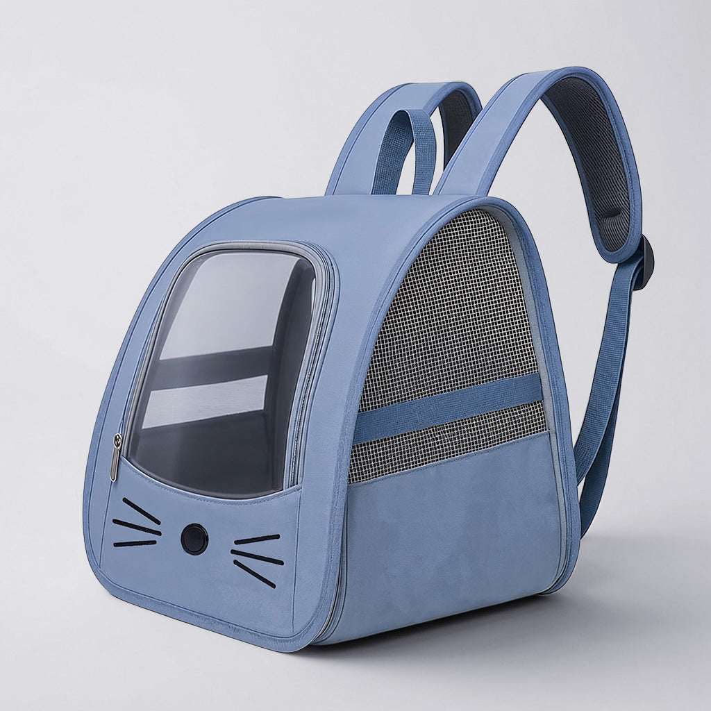 WhiskerView | Cat Backpack Carrier with Lightweight Design & Ventilation | Comfortable Travel Solution for Cats 6