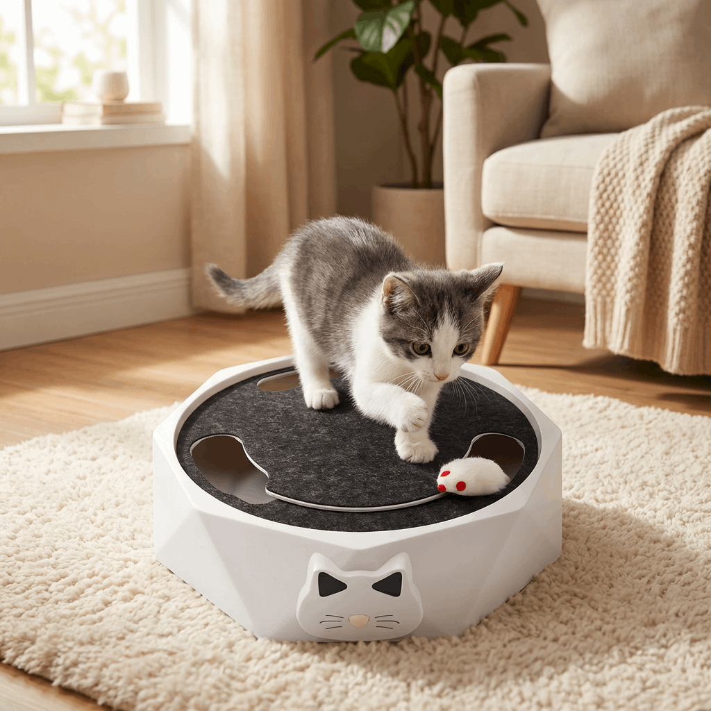 Hunting Fever | Interactive Mouse Toy for Cats with Realistic Movements | Engaging Playtime and Cozy Retreat 0