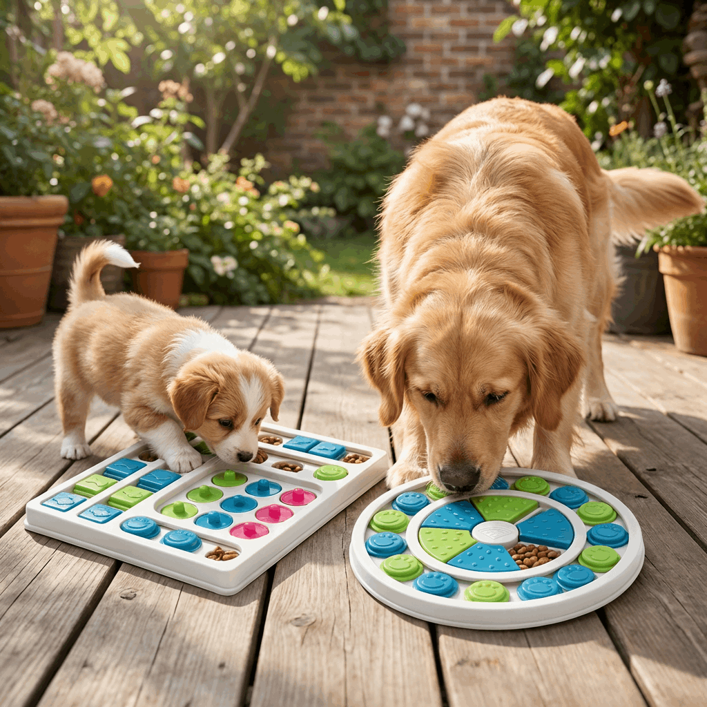 Interactive Slow Feeder Dog Bowl with Non-Slip Design | Promotes Healthier Eating Habits 0