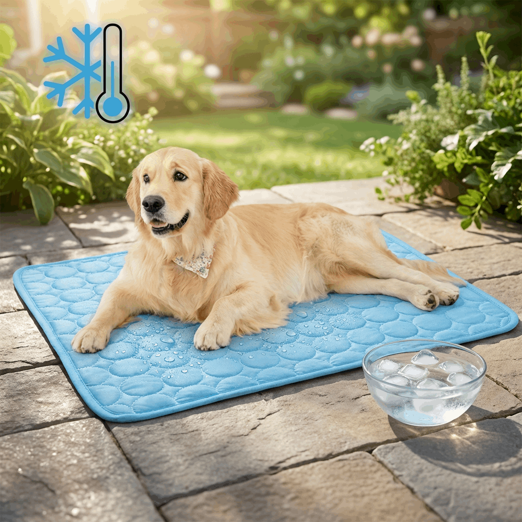 Calm Pet | Dog Cooling Mat with 3-Layer Design | Comfortable Relief from Heat 0