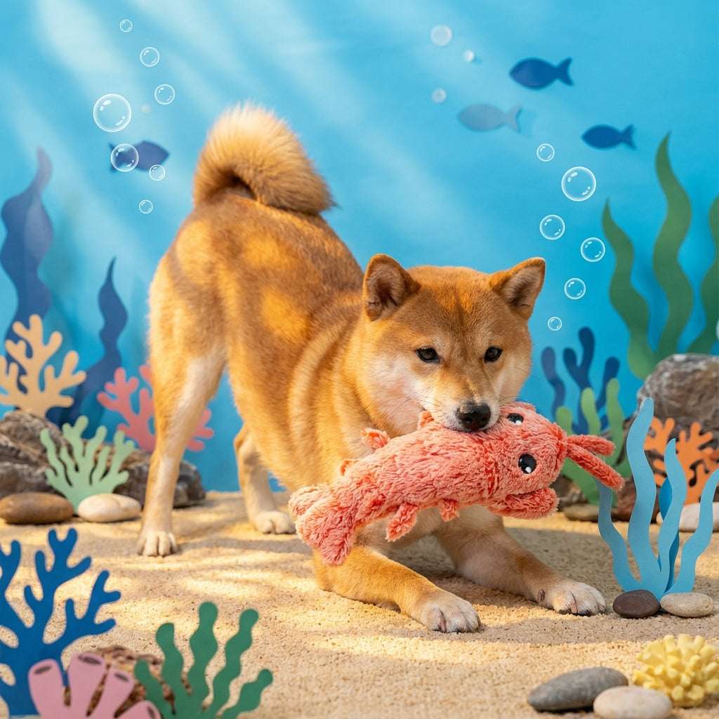 Wobbly Lobster | Interactive Dog Toy with Wiggle Action | Tough Design for Engaging Playtime 1