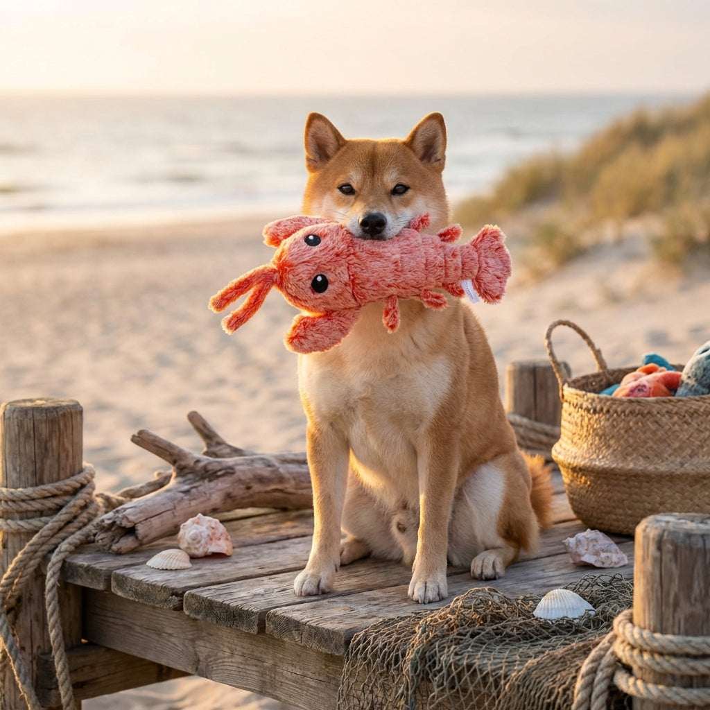 Wobbly Lobster | Interactive Dog Toy with Wiggle Action | Tough Design for Engaging Playtime 0