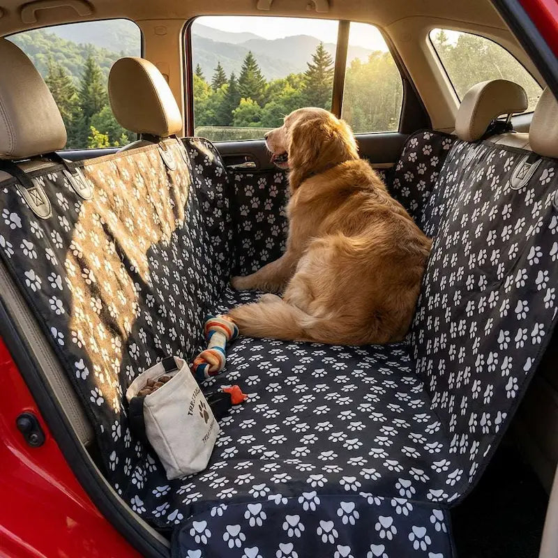 Waterproof Dog Car Seat Cover with Non-Slip Design | Versatile Protector for Clean Rides 1