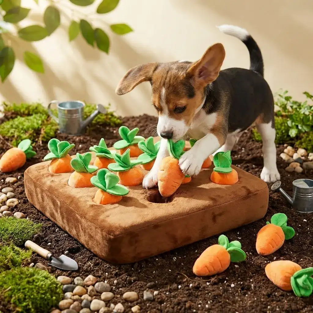Interactive Dog Toy | Durable Plush for Mental Stimulation & Exercise | Engaging Indoor Activity for Happy Pets 0