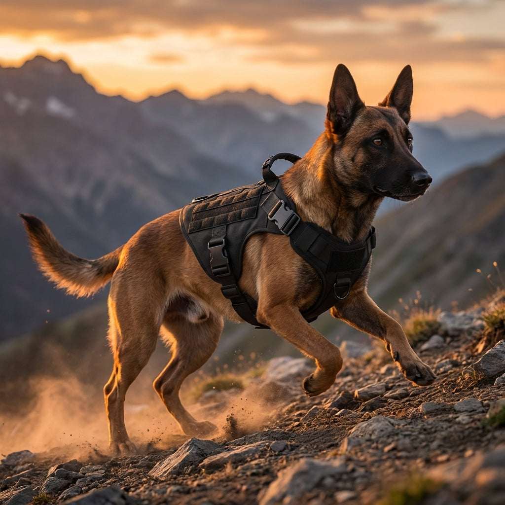 Tactical Dog Harness with No-Pull Control & Handle | Durable Fit for Easy Walking 7