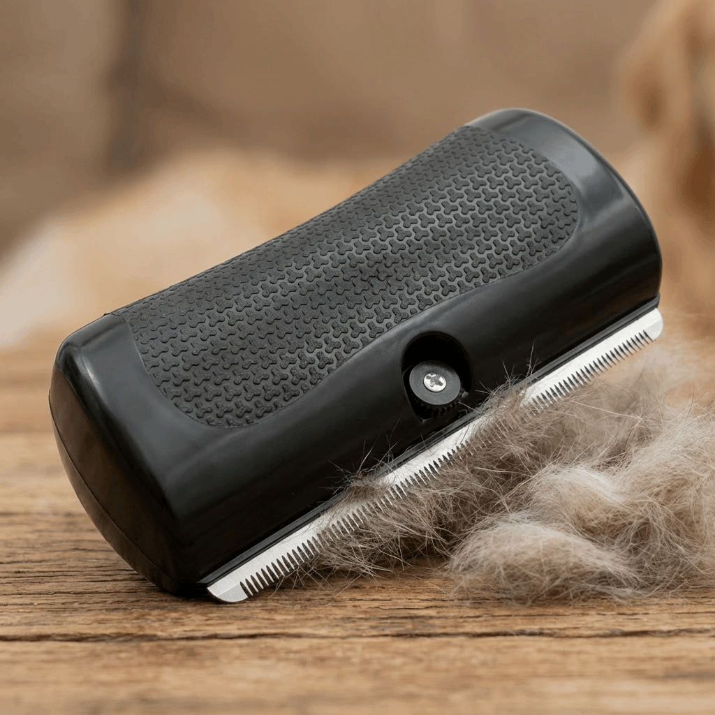 Wonder Brush for Dogs with Gentle Blades | Reduces Shedding by 95% for a Healthy Coat 0