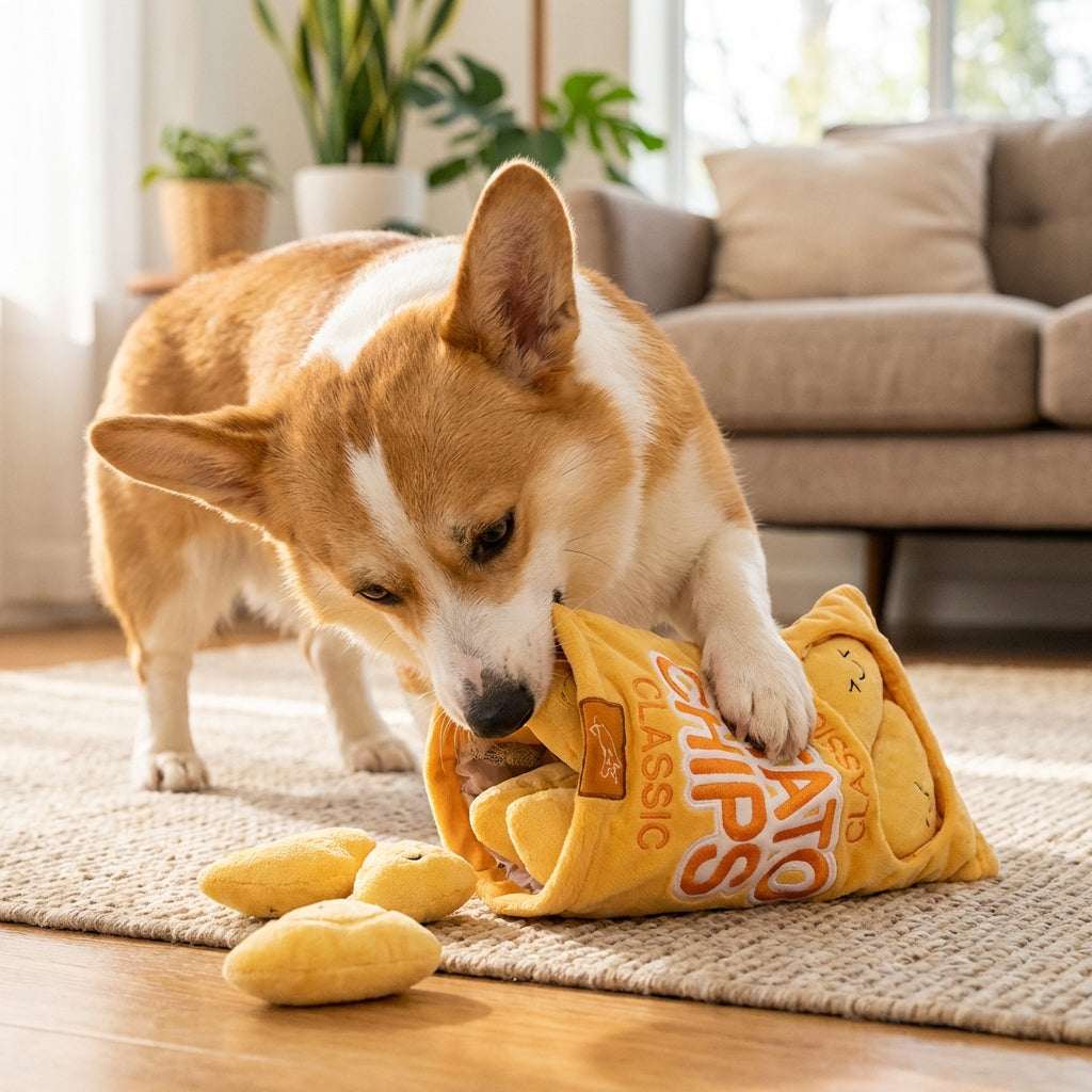 Interactive Dog Toy | Durable Plush with Dental Benefits | Engaging Play for Healthy Teeth 0