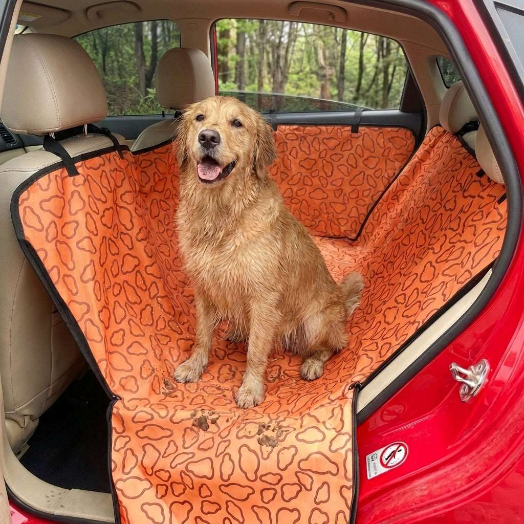 Waterproof Dog Car Seat Cover with Non-Slip Design | Versatile Protector for Clean Rides 3