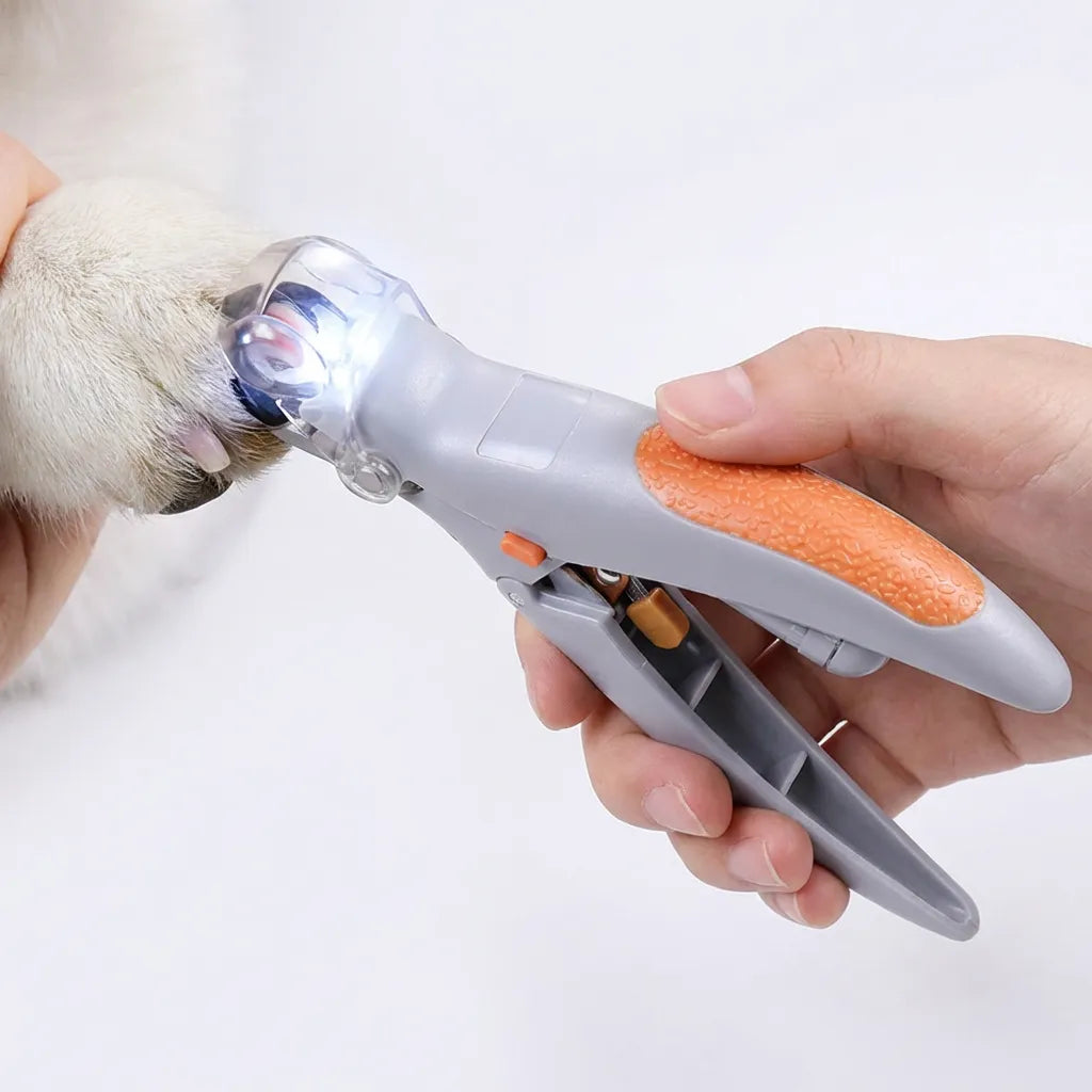ClipLite | LED Nail Clipper for Pets with Safety Light | Stress-Free Grooming Tool for Accurate Trimming 1