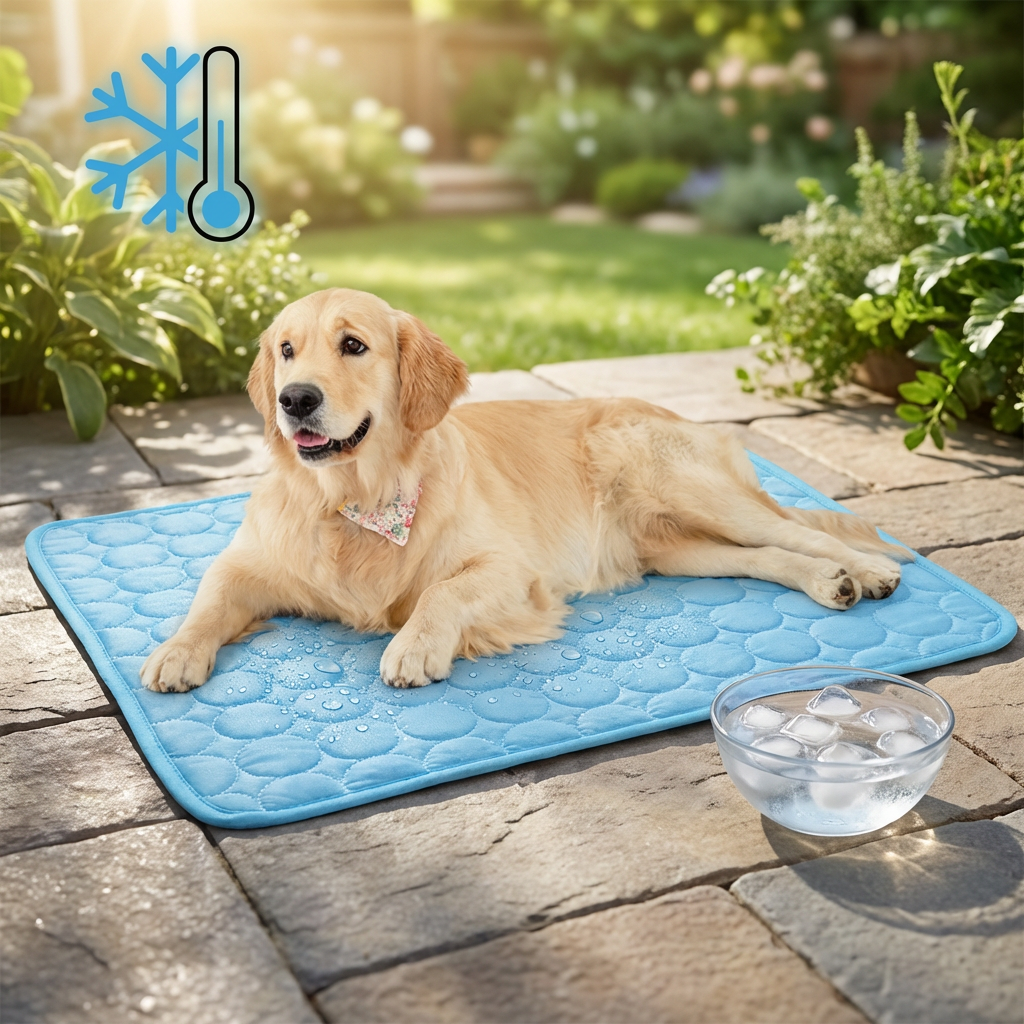 Calm Pet | Dog Cooling Mat with 3-Layer Design | Comfortable Relief from Heat 0