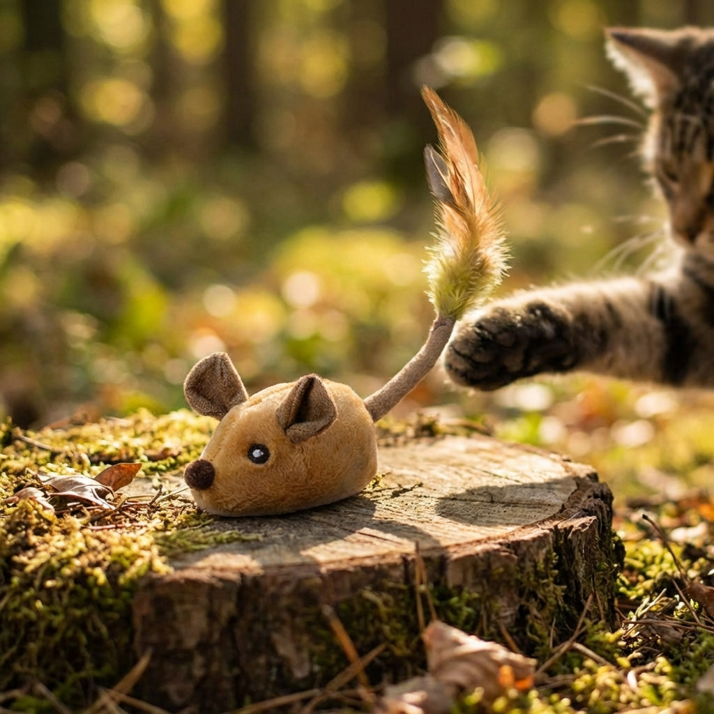 Feline Fun | Interactive Cat Toy with Realistic Movements | Engaging Play for Active Cats 0