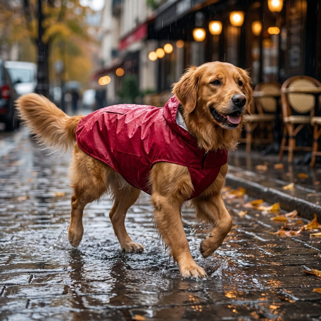 Waterproof Dog Raincoat for Rain and Wind Protection 0