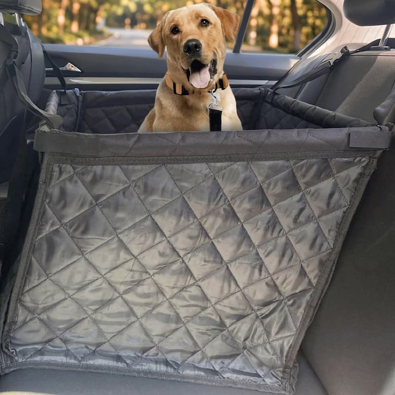 Dog Car Seat | Secure Reinforced Frame | Waterproof Fabric | Universal Fit for Most Cars | Comfortable Travel 0
