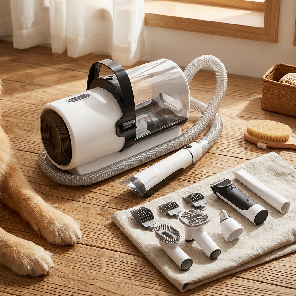 Dog Grooming Kit | 7-in-1 Vacuum System